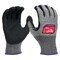 Milwaukee Tool Cut Protection Dipped Gloves, Cut Level A7 , Dipped , Nitrile , Rough , Small 1 PR 48-73-7010 - alternate 1