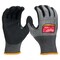 Milwaukee Tool Cut Protection Dipped Gloves, Cut Level A8 , Dipped , Nitrile , Rough , Small 1 PR 48-73-7020 - alternate 1