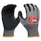 Milwaukee Tool Cut Protection Dipped Gloves, Cut Level A8 , Dipped , Nitrile , Rough , Large 1 PR 48-73-7022 - alternate 1