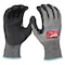 Milwaukee Tool Cut-Resistant Dipped Gloves, Cut Level A2 , Dipped , Nitrile , Rough , 2XL 1 PR 48-73-7124E - alternate 1