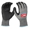 Milwaukee Tool Cut-Resistant Dipped Gloves, Cut Level A2 , Dipped , Nitrile , Rough , X-Large 1 PR 48-73-7123E - alternate 1