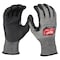 Milwaukee Tool Cut-Resistant Dipped Gloves, Cut Level A3 , Nitrile , Rough , 2XL 1 PR 48-73-7134 - alternate 1