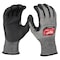 Milwaukee Tool Cut-Resistant Dipped Gloves, Cut Level A3 , Dipped , Nitrile , Rough , Large 1 PR 48-73-7132E - alternate 1