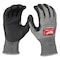 Milwaukee Tool Knit Gloves, Cut Level A4 , Dipped , Nitrile , Rough , Small 1 PR 48-73-7140E - alternate 1