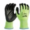 Milwaukee Tool High Visibility Cut Level 2 Polyurethane Dipped Gloves - XXL, PR 48-73-8924 - alternate 1