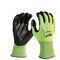 Milwaukee Tool High Visibility Cut Level 4 Polyurethane Dipped Gloves- XXL 48-73-8944 - alternate 1