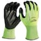 Milwaukee Tool High Visibility Cut Level 4 Polyurethane Dipped Gloves - S, PR 48-73-8940 - alternate 1