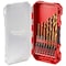 Milwaukee Tool 15 pc. SHOCKWAVE Impact Duty RED HELIX Titanium Drill Bit Set 48-89-4670 - alternate 1