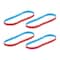 Milwaukee Tool & Equipment Bandfile Belts, 0.38 in W, 0.10 in L, Coated, Ceramic, 80 Grit, Medium, Not Applicable, Blue, Red 48-80-7080 - alternate 1