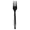 Zoro Select Disposable Fork, Black, Plastic, PK1000 BWKFORKHWPPBLA - alternate 2