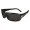 Edge Eyewear Mazeno Slim Fit, Safety Glasses, Anti-Scratch, Gray Lens, Black Frame, Full-Frame PM116 - alternate 1