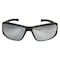 Edge Eyewear Brazeau Torque, Safety Glasses, Anti-Scratch, Silver Mirror Lens, Black/Red Frame, Full-Frame XB137 - alternate 2