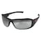Edge Eyewear Brazeau Torque, Safety Glasses, Anti-Scratch, Silver Mirror Lens, Black/Red Frame, Full-Frame XB137 - alternate 1