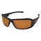 Edge Eyewear Brazeau Torque, Safety Glasses, Anti-Scratch, Copper Lens, Black/Red Frame, Full-Frame, Polarized TXB235 - alternate 1