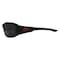 Edge Eyewear Brazeau Torque, Safety Glasses, Anti-Fog, Anti-Static & Anti-Scratch, Smoke Lens, Black/Red Frame XB136VS - alternate 2