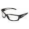 Edge Eyewear Kazbek, Safety Glasses, Anti-Fog, Anti-Static & Anti-Scratch, Clear Lens, Black Frame, Full-Frame SK111VS - alternate 1