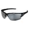 Edge Eyewear Khor G2, Safety Glasses, Anti-Scratch, Silver Mirror Lens, Black Frame, Half-Frame SDK117-G2 - alternate 1