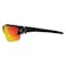 Edge Eyewear Khor G2, Safety Glasses, Anti-Scratch, Aqua Precision Red Mirror Lens, Black Frame, Half-Frame SDKAP119-G2 - alternate 2