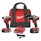 Milwaukee Tool M18 Brushless 2-Tool Combo Kit, Hammer Drill/Impact Driver 2893-22CX - alternate 1