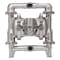 Aro Double Diaphragm Pump, Stainless steel, Air Operated, Santoprene, 54 gpm GPM 225 Degrees F SD10S-CSS-SMM-B00 - alternate 1