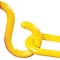 Zoro Select S-Hook for Plastic Chain Barrier, Yellow, 2 13/16 in Length, Zinc-Plated PRC242YL - alternate 2