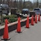 Mr. Chain Traffic Cone Kit for Plastic Chain Barrier, Polyethylene, 36 in Height, Orange 97213-6 - alternate 2