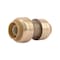 Sharkbite 3/8" x 1/2" Push-Fit DZR Brass Reducing Coupling U009LF - alternate 5