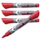 Quartet Dry Erase Marker, Chisel Tip, Red, PK12 Low Odor 5001-4MA - alternate 1
