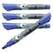 Quartet Dry Erase Marker, Chisel Tip, Blue, PK12 Low Odor 5001-3MA - alternate 1