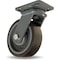 Hamilton Plate Caster, Swivel, Poly, 6 in., 1560 lb., Blk, B S-WH-6DB70 - alternate 1