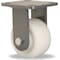 Hamilton Plte Caster, Rgd, Nylon, 4 in., 800 lb., Whte R-WH-4WNB - alternate 1