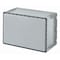 Ssi Schaefer Solid & Stackable Straight Wall Storage Container, 6.1 gal, 24 in L x 16 in W x 5 in H, Gray ELB6120.GY1 - alternate 4