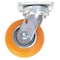 Zoro Select Kingpinless Swivel Plate Caster, Polyurethane, 750 lb. CDP-G-8 - alternate 1