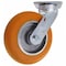 Zoro Select Kingpinless Swivel Plate Caster, Polyurethane, 1200 lb CDP-G-14 - alternate 2