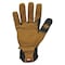 Ironclad Performance Wear Mechanics Gloves, Leather, Shirred Slip-On Cuff, Wing Thumb, Full Finger, Black/Tan, 3XL, 1 PR RWG2-07-XXXL - alternate 2