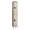 Safco Wardrobe Locker, 12 in W, 18 in D, 78 in H, (1) Wide, (2) Tier, Tan 5523TN - alternate 1