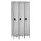 Safco Wardrobe Locker, 36 in W, 18 in D, 78 in H, (1) Tier, (3) Wide, Gray 5525GR - alternate 1
