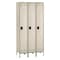 Safco Wardrobe Locker, 36 in W, 18 in D, 78 in H, (1) Tier, (3) Wide, Tan 5525TN - alternate 1