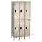 Safco Wardrobe Locker, 36 in W, 18 in D, 78 in H, (2) Tier, (3) Wide, Tan 5526TN - alternate 1