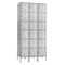 Safco Box Locker, 36 in W, 18 in D, 78 in H, (3) Wide, (6) Tier, Gray 5527GR - alternate 1