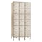 Safco Box Locker, 36 in W, 18 in D, 78 in H, (3) Wide, (6) Tier, Tan 5527TN - alternate 1