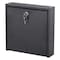 Safco Interoffice Mail Box, 3" H, Steel, Black 4258BL - alternate 1