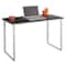 Safco Standing Desk Stand-Up Workstation, Laminated Wood, Black/Silver 1943BLSL - alternate 1