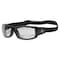 Edge Eyewear Caraz, Safety Glasses, Anti-Scratch, Clear Lens, Black Frame, Full-Frame HZ111-SP - alternate 1