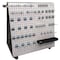 Triton Products 36-3/4 In. L x 39-1/4 In. H x 21-1/4 In. W Aluminum Frame Tool Cart 56 pc. LocHook Asst 4 Hanging Bins LBC-18H - alternate 1