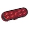 Maxxima Stop/Tail/Turn Light, Red, 6-13/32"L, Oval M63322R - alternate 3