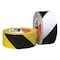 Shurtape Floor Marking Tape, Vinyl, No Legend, Black, Yellow, 2 in W., 4.665IN L., 6.6 mil Thickness, 24 PK 202700 - alternate 1