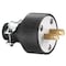 Hubbell Wiring Device-Kellems Straight Blade Plug, 1-15P, 15 A, 125V AC, 2 Pole, Screw Terminals, Non-Grounded RP646 - alternate 1
