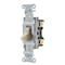 Hubbell Wiring Device-Kellems Wall Switch, 20A, Ivory, 1 HP, 1-Pole Switch CSB120I - alternate 1