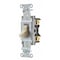 Hubbell Wiring Device-Kellems Wall Switch, Ivory, 1/2 HP, 1-Pole Switch CSB115I - alternate 1